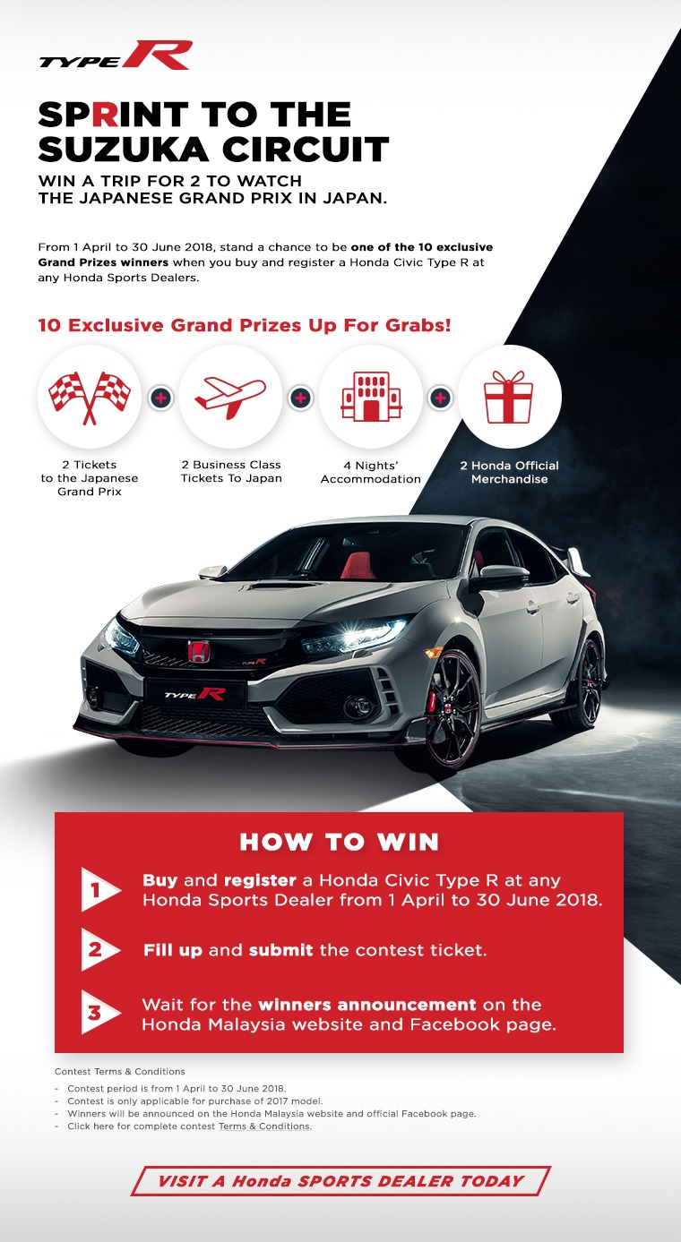 Honda Type R Sprint to the Suzuka Circuit